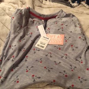 Two matching reindeer nightgowns!